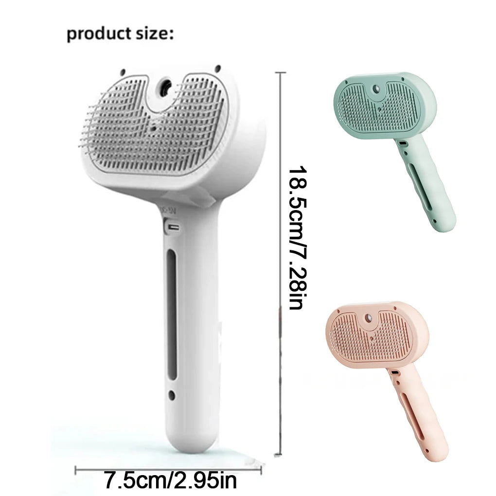 Steam Spray Dog Grooming Brush Unique Steam Brush For Dogs Luxury Grooming Brush Dog Steam Brush C