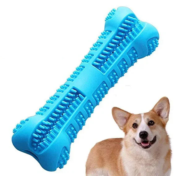1PC Pet Chew Toy Soft Rubber Dog Toothbrushes