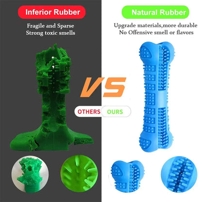 1PC Pet Chew Toy Soft Rubber Dog Toothbrushes