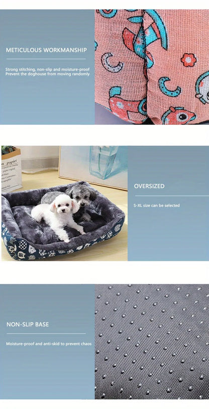Cozy Pet Sofa Bed – Dog & Cat Cushion Mat