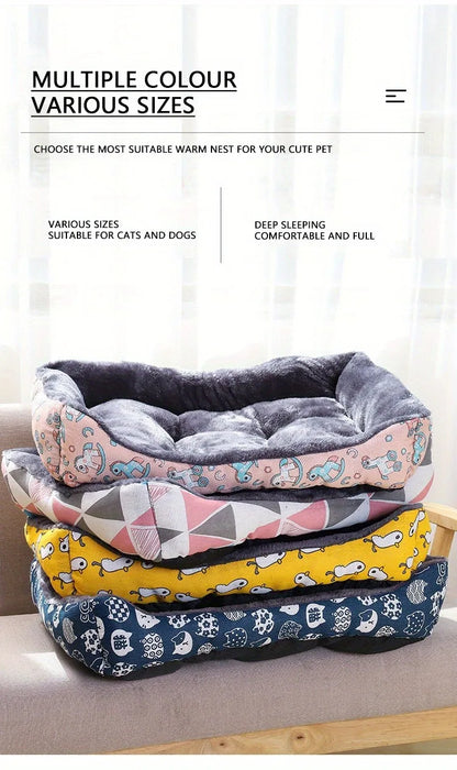 Cozy Pet Sofa Bed – Dog & Cat Cushion Mat