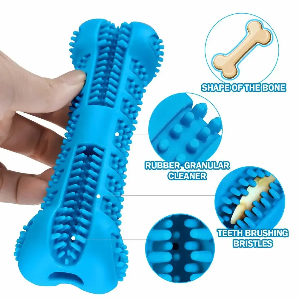 1PC Pet Chew Toy Soft Rubber Dog Toothbrushes