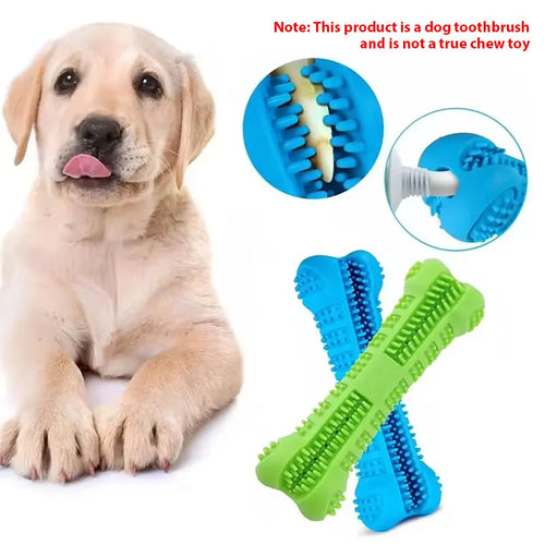 1PC Pet Chew Toy Soft Rubber Dog Toothbrushes
