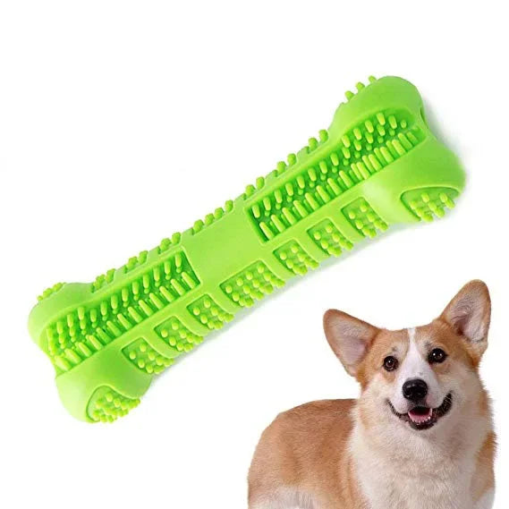 1PC Pet Chew Toy Soft Rubber Dog Toothbrushes