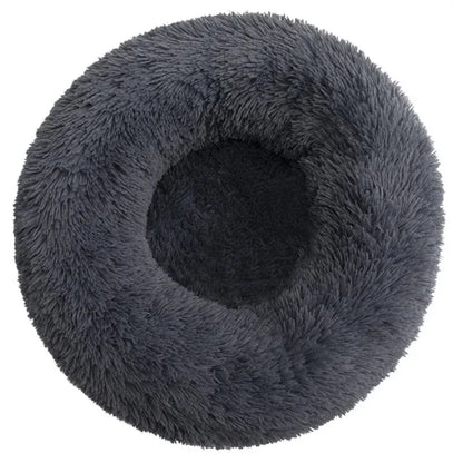 50-90cm Round Pet Bed for Large Dog Bed Super Soft Cat Bed Long Plush Dog House for Medium Dog House Winter Warm Sleeping