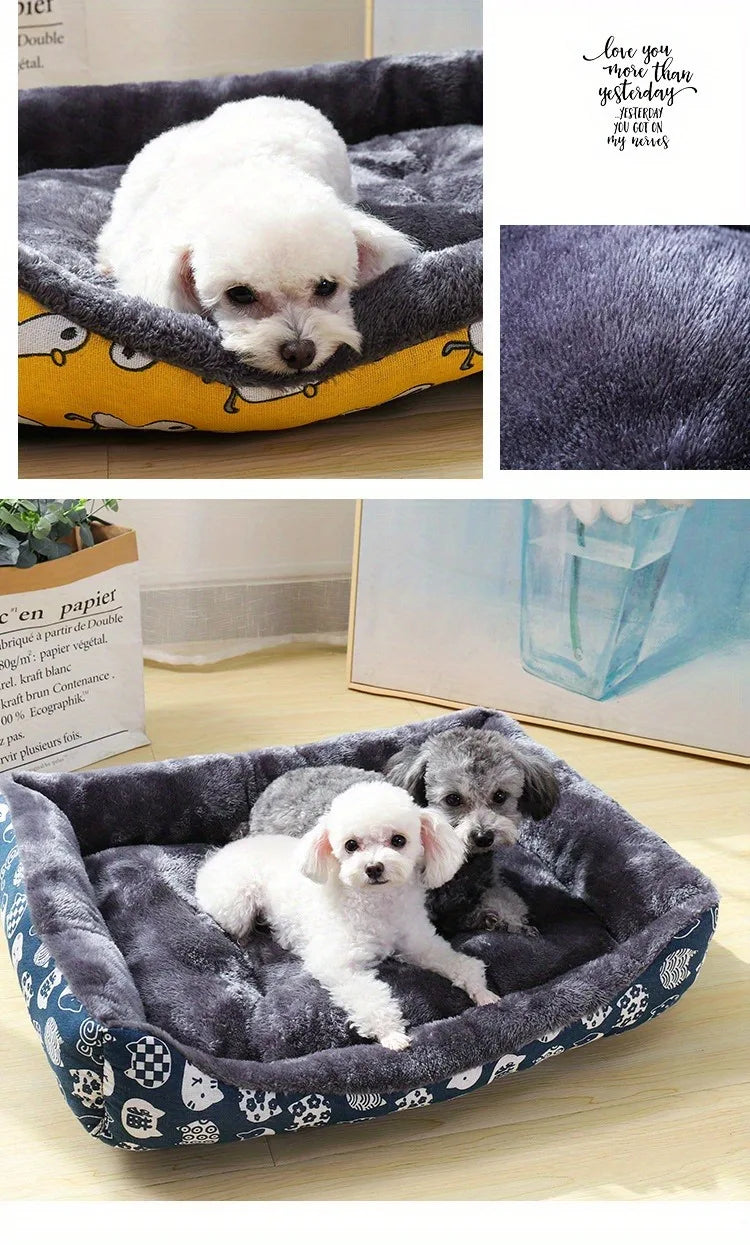 Cozy Pet Sofa Bed – Dog & Cat Cushion Mat