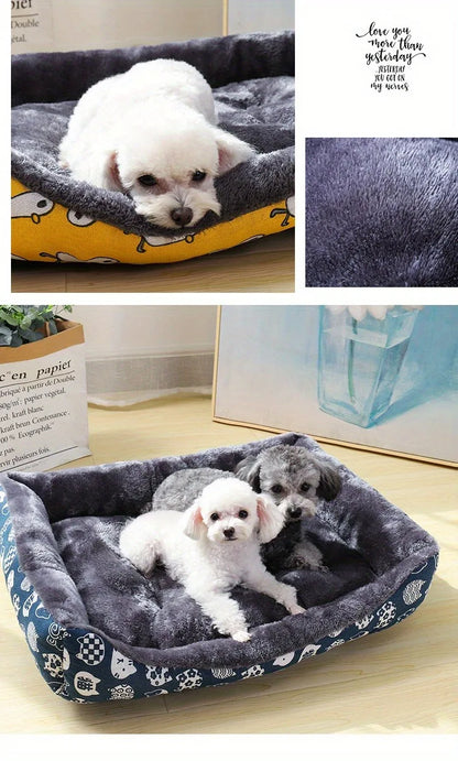Cozy Pet Sofa Bed – Dog & Cat Cushion Mat